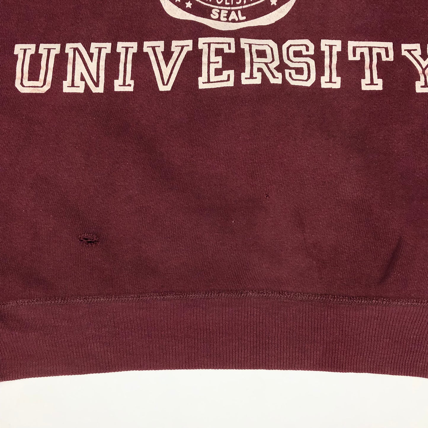 1960s Champion Butler University Short Sleeve Sweatshirt Made in USA Size S/M