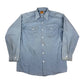 1980s Big Ben by Wrangler Chambray Shirt Made in USA Size M/L