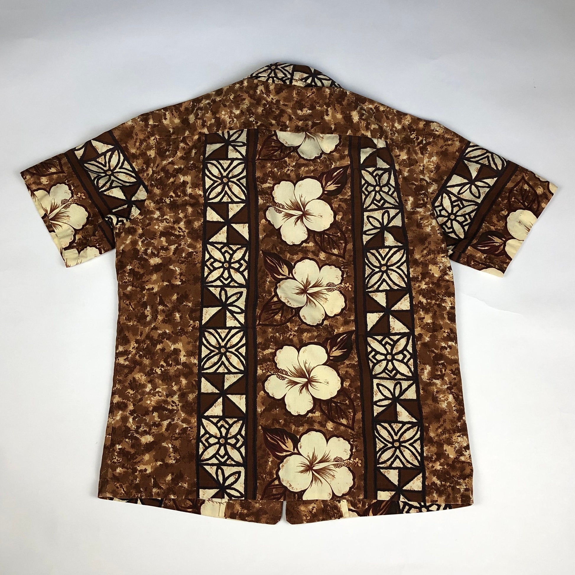 1960s Ui-Maikai Selvedge Hawaiian Shirt Size M/L