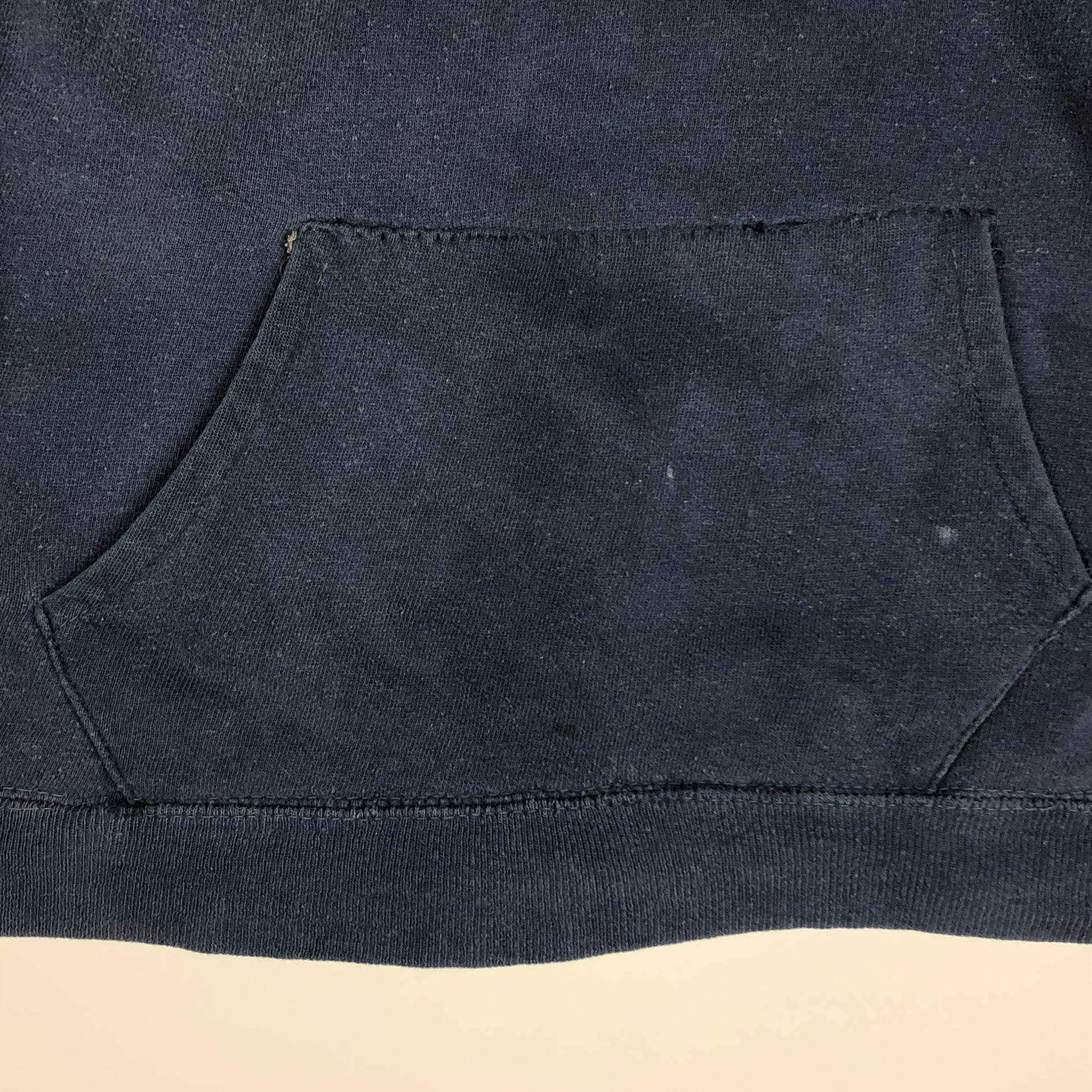 1960s/1970s Faded Blue Raglan Hoodie Size S