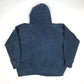 1960s/1970s Faded Blue Raglan Hoodie Size S
