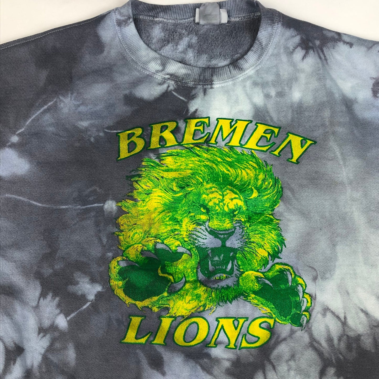 1990s Overdyed Bremen Lions Sweatshirt Made in USA Size M/L