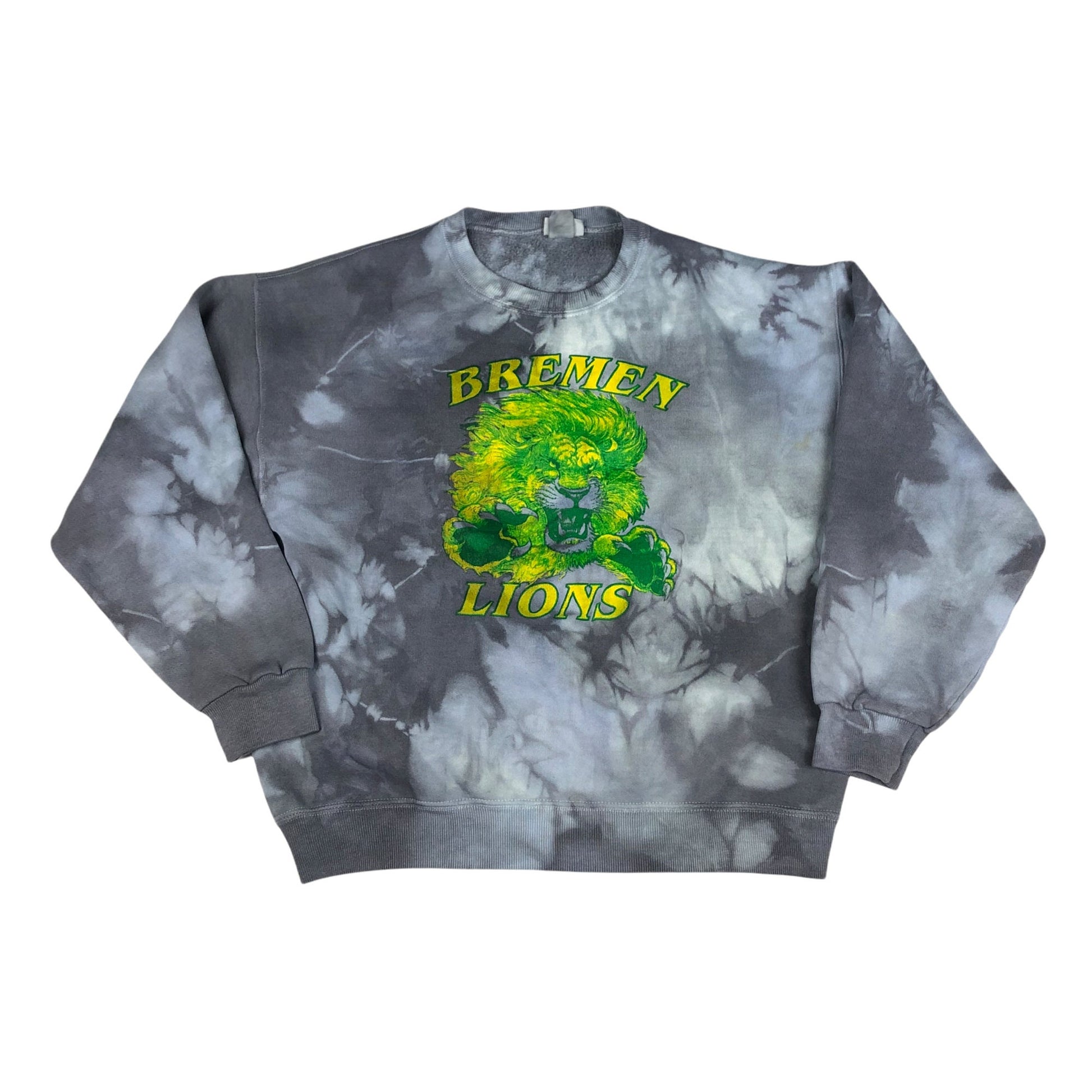 1990s Overdyed Bremen Lions Sweatshirt Made in USA Size M/L
