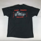 1990s CMJ Milwaukee Steel Motorcycle T-Shirt First Chance Saloon Okinawa Japan Made in USA Size L