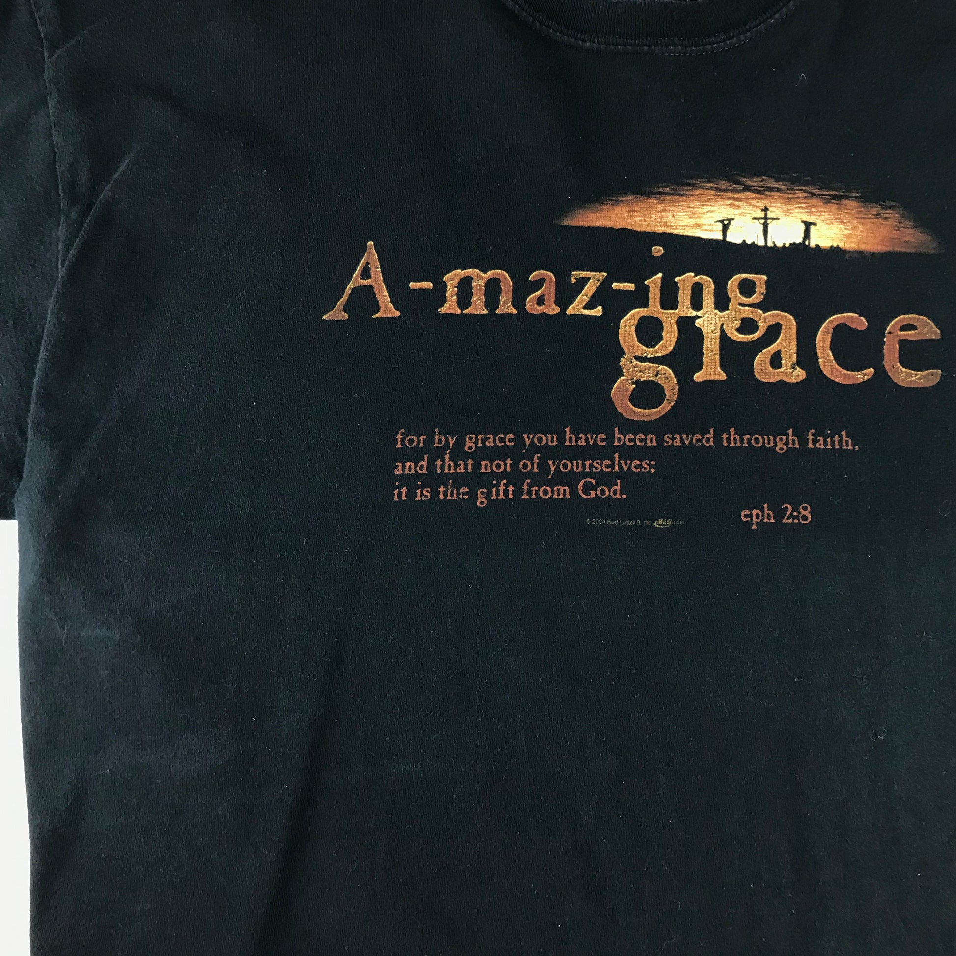 2000s Amazing Grace Religious T-Shirt Size XL