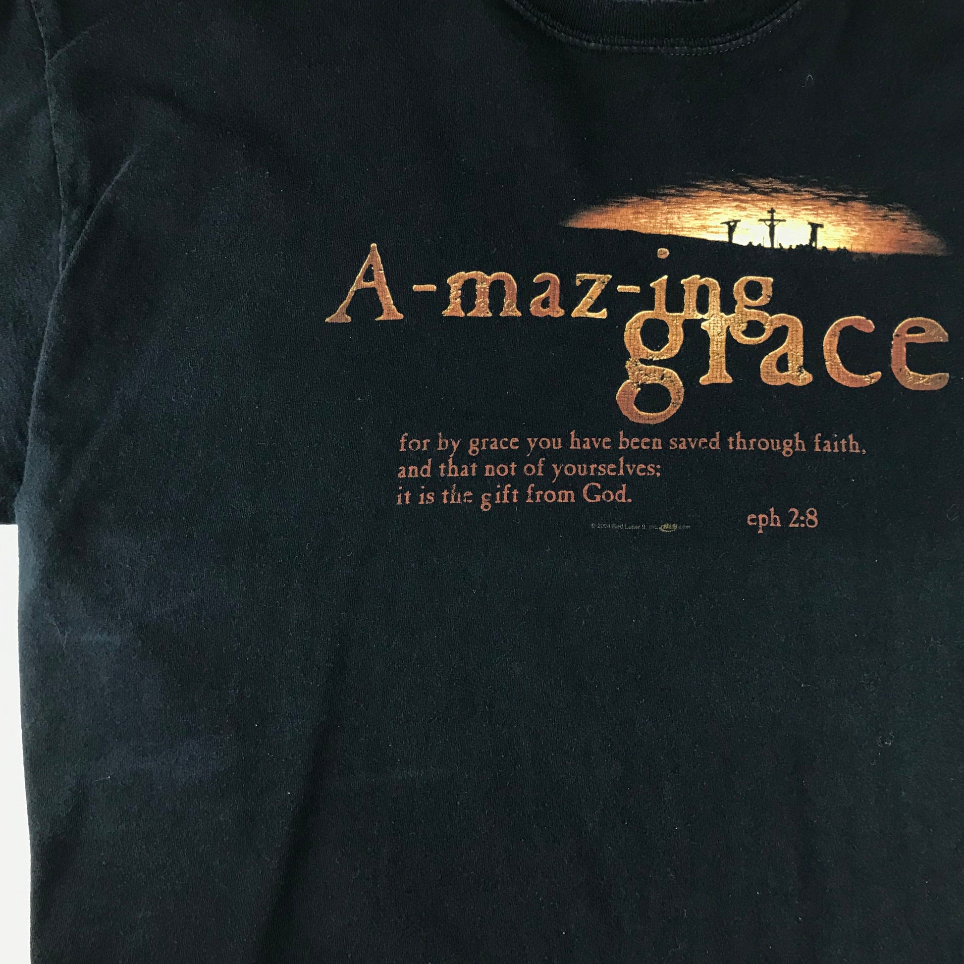 2000s Amazing Grace Religious T-Shirt Size XL