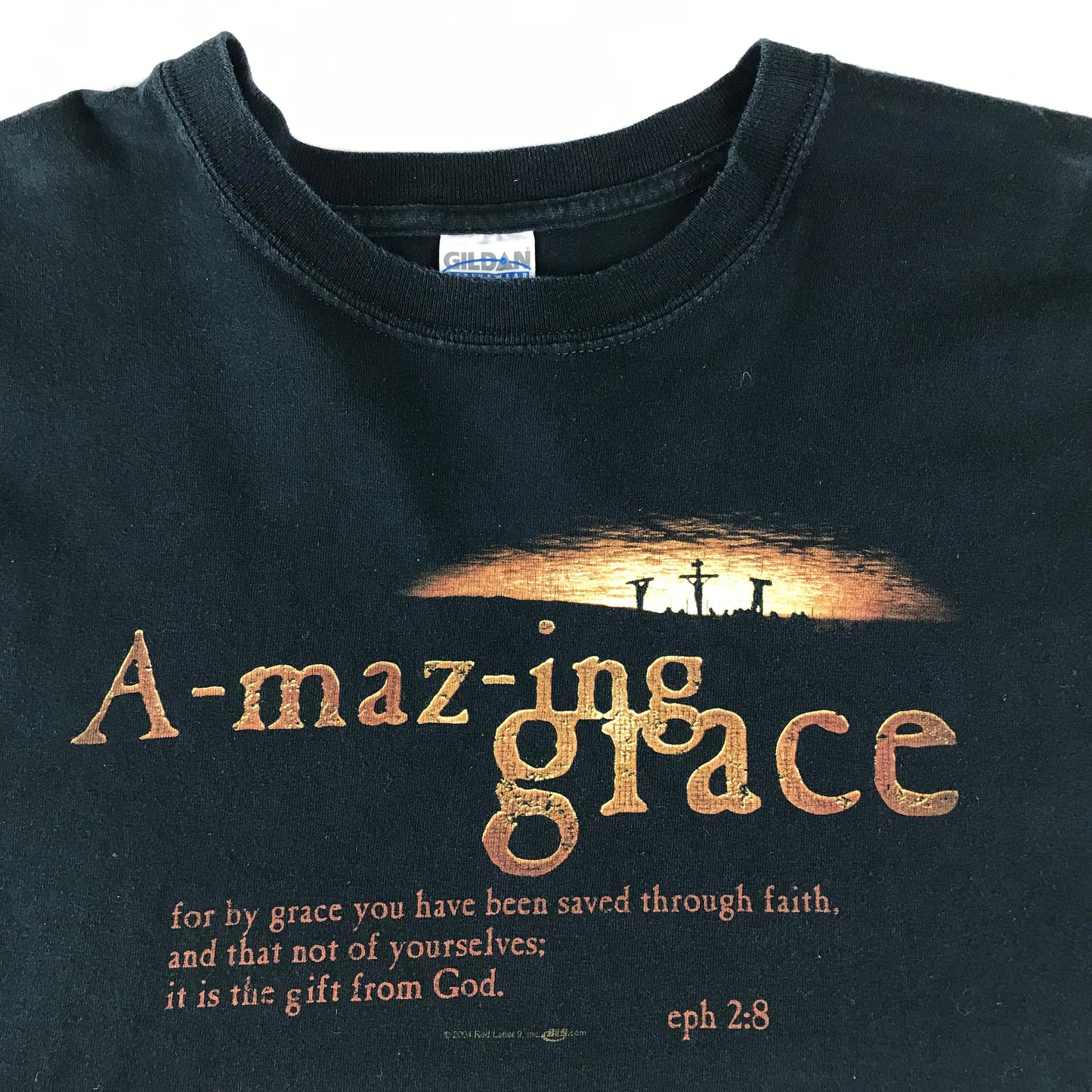 2000s Amazing Grace Religious T-Shirt Size XL