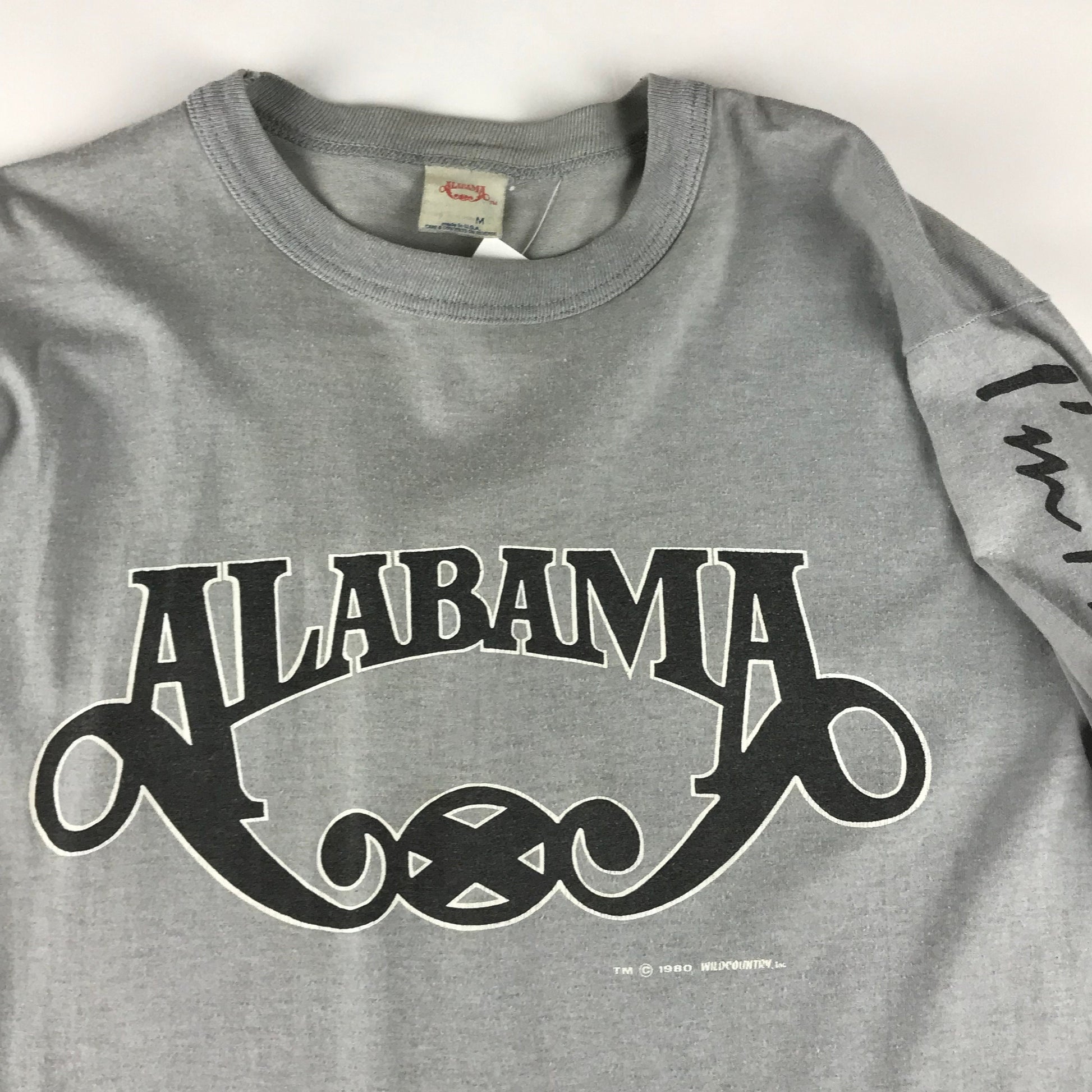 1980s Alabama 40 Hour Week Tour 1985 Longsleeve T-Shirt Made in USA Size S
