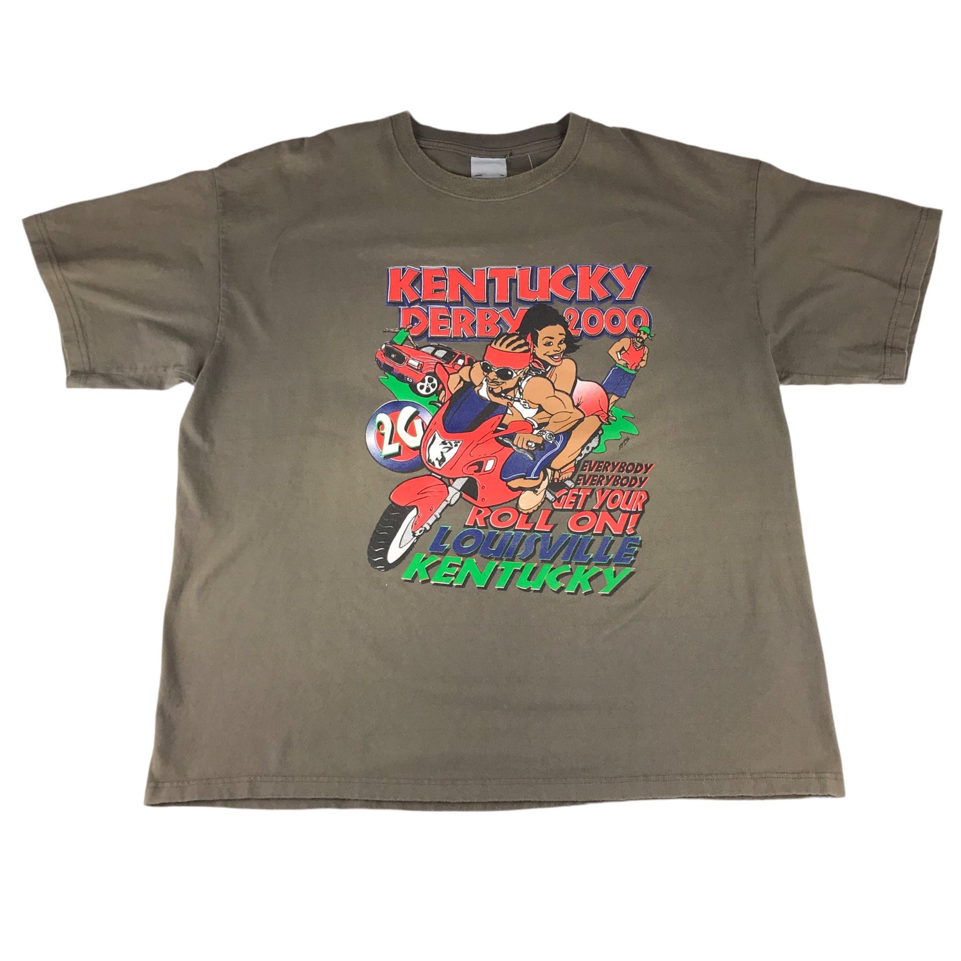 2000s Kentucky Derby 2000 Freaknik Style T-Shirt Size XXL