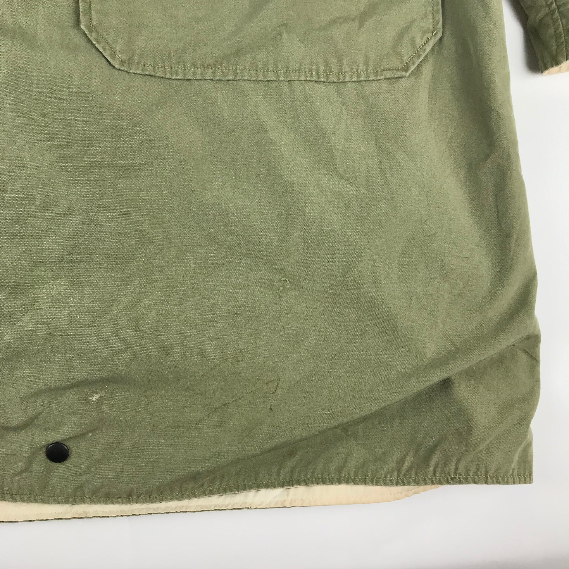 1940s US Army 10th Mountain Division Reversible Belted Parka Size XL