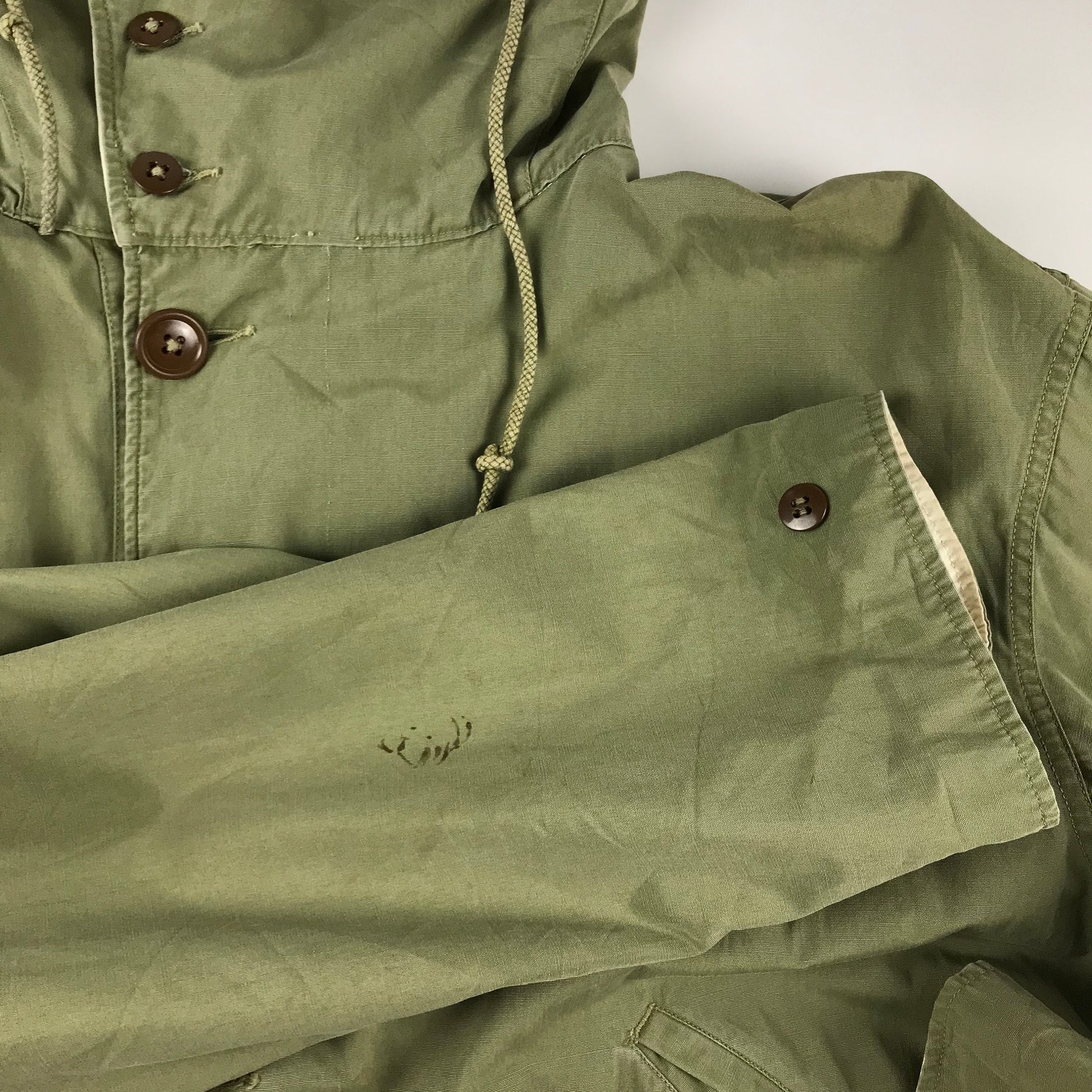 1940s US Army 10th Mountain Division Reversible Belted Parka Size XL