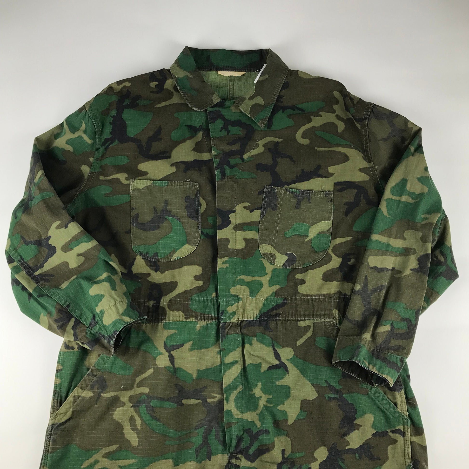 1960s/1970s Vietnam War Era ERDL Camo Coveralls Size L/XL