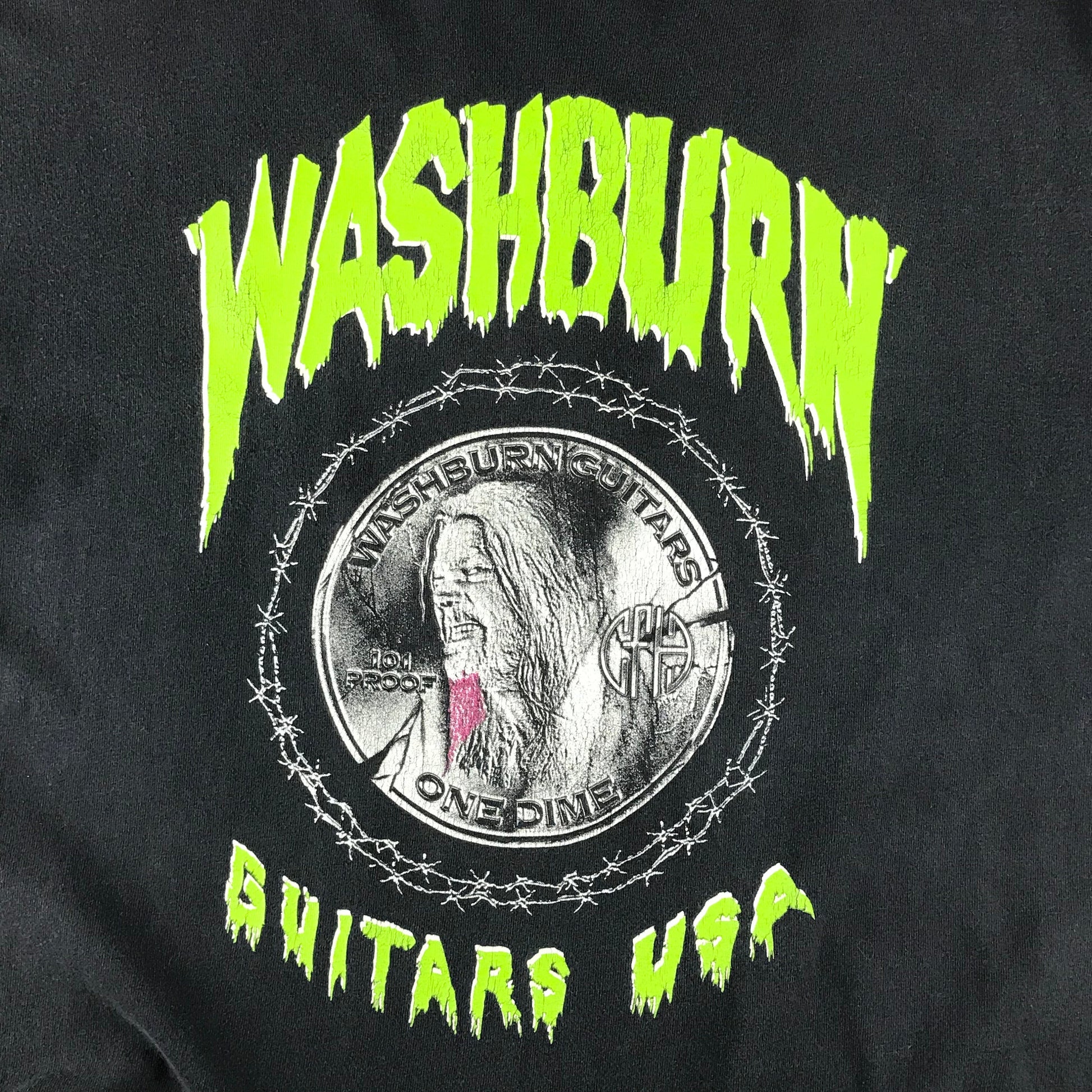 2000s Washburn Guitars Dimebag Darrell Promotional T-Shirt Size L