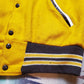 1980s Lincoln Varsity Cougars Baseball Varsity Jacket Made in USA Size M/L
