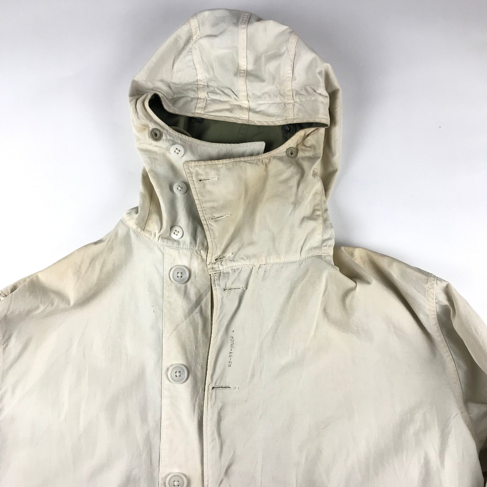 1940s US Army 10th Mountain Division Reversible Belted Parka Size XL