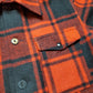 1970s Pendleton Buffalo Plaid Wool Mackinaw Jacket Made in USA Size L/XL