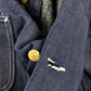 1970s Blanket Lined Lee Denim Chore Jacket Made in USA Size XXL/3XL