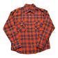 1980s/1990s Viyella Red Plaid Flannel Shirt Size S/M