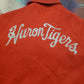1970s Chainstitched Huron Tigers Varsity Jacket Made in USA Size S/M