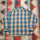 1960s Big Yank Plaid Cotton Flannel Shirt Made in USA Size XL