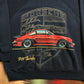 1980s Porsche 911 Turbo Raglan Sweatshirt Made in USA Size L