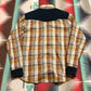 1970s/1980s LAX Western Shirt with Corduroy Accent Made in USA Size S/M