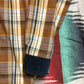 1970s/1980s LAX Western Shirt with Corduroy Accent Made in USA Size S/M