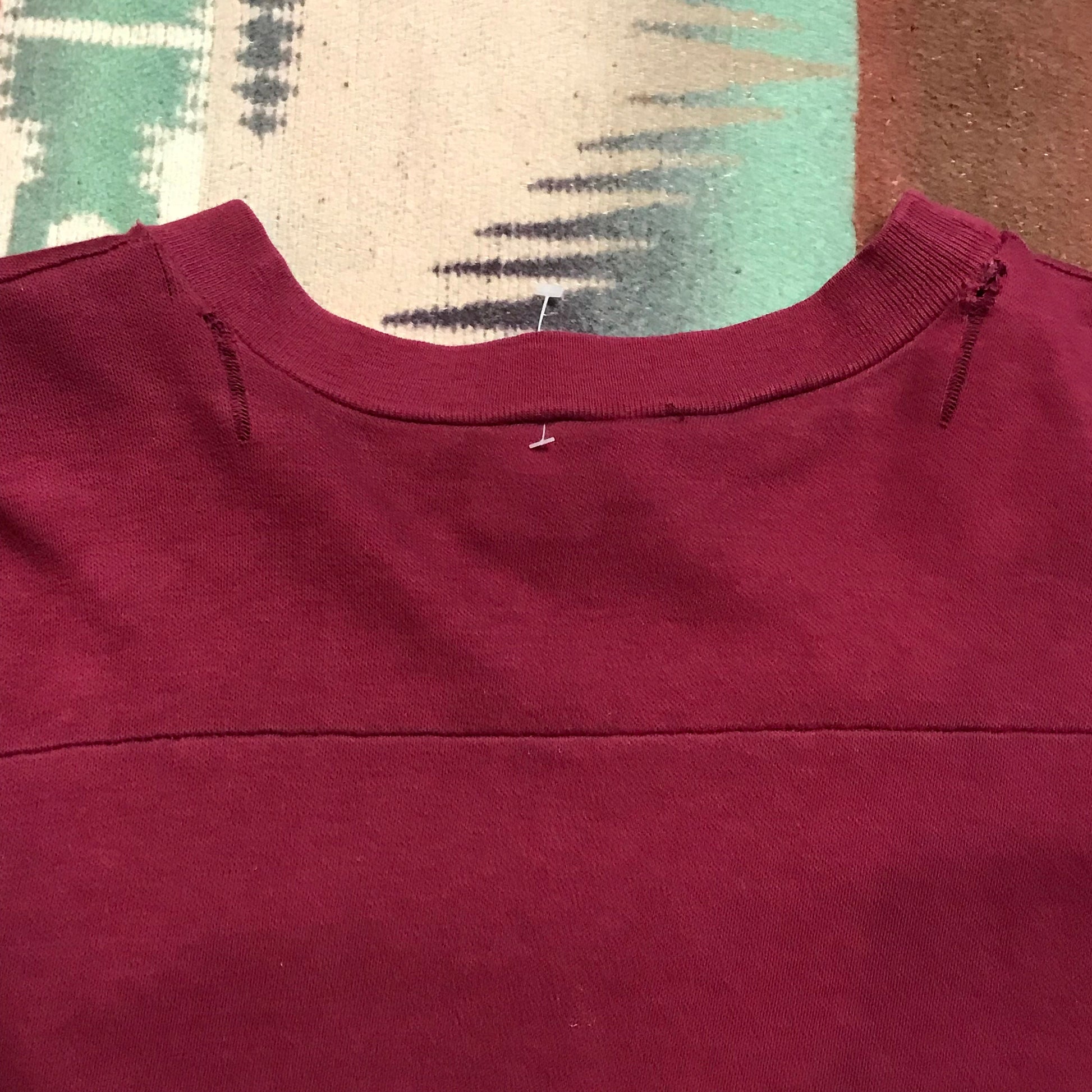1970s/1980s University of Southern Maine Varsity Style T-Shirt Made in USA Size S/M