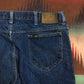 1970s Lee Riders Dark Wash Jeans Made in USA Size 36x27.5