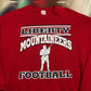 1990s Liberty High School Moutaineers Football Sweatshirt Made in USA Size L