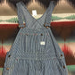 1970s Penneys Big Mac Hickory Striped Overalls Made in USA Size 38x28