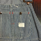 1970s Penneys Big Mac Hickory Striped Overalls Made in USA Size 38x28