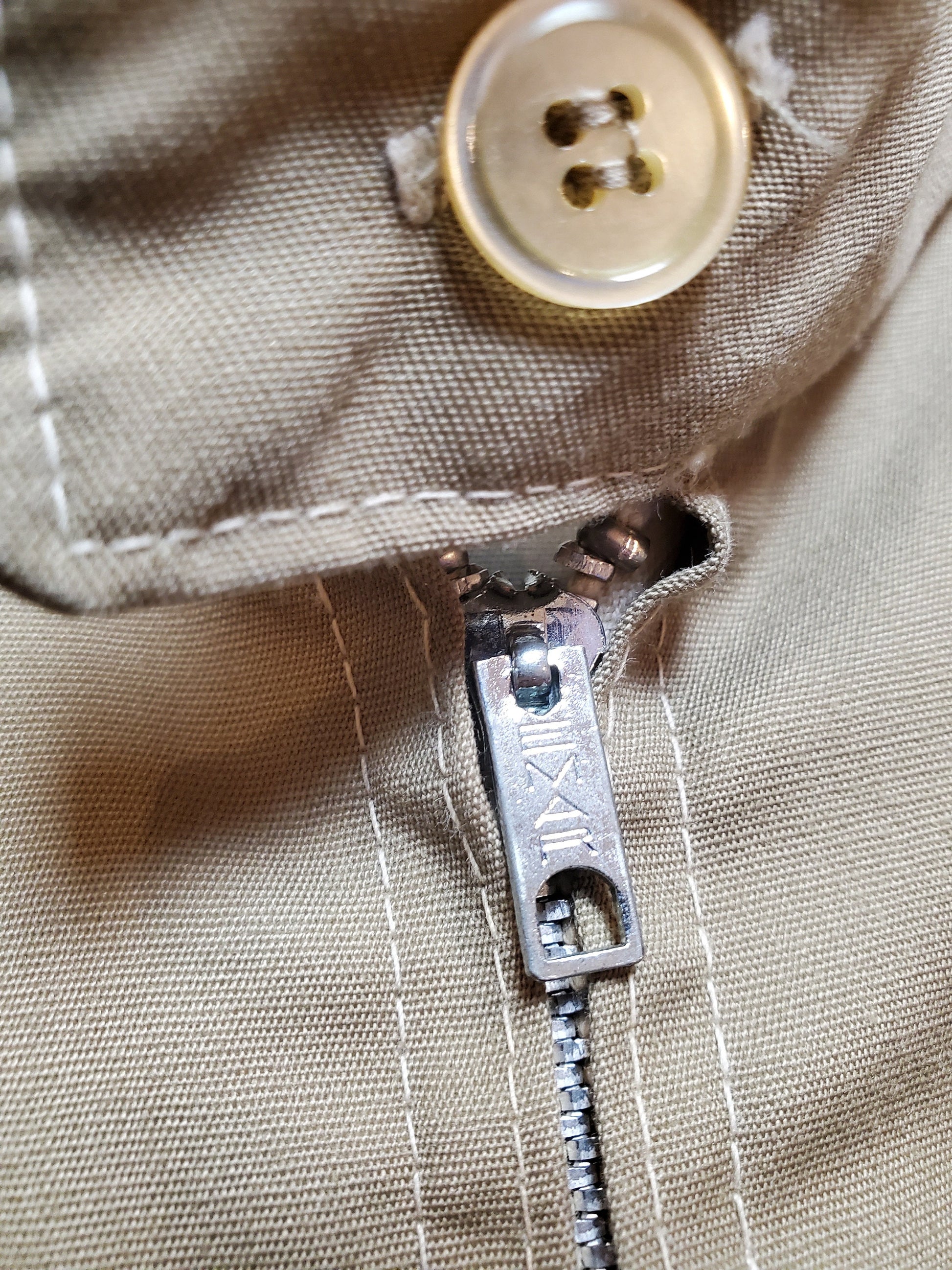 1970s Permanent Press Dupont Zepel Harrington Jacket Size M/L