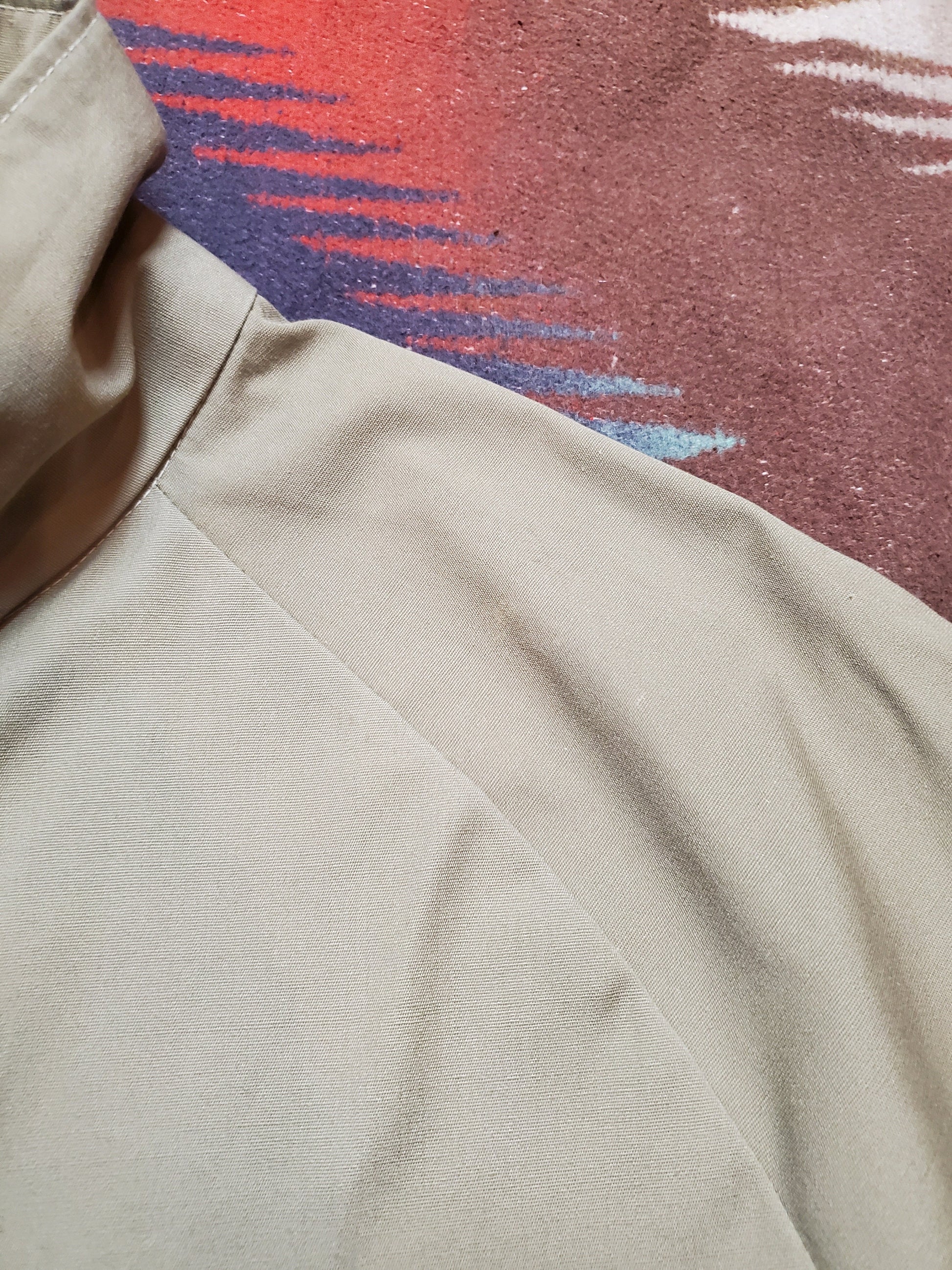 1970s Permanent Press Dupont Zepel Harrington Jacket Size M/L