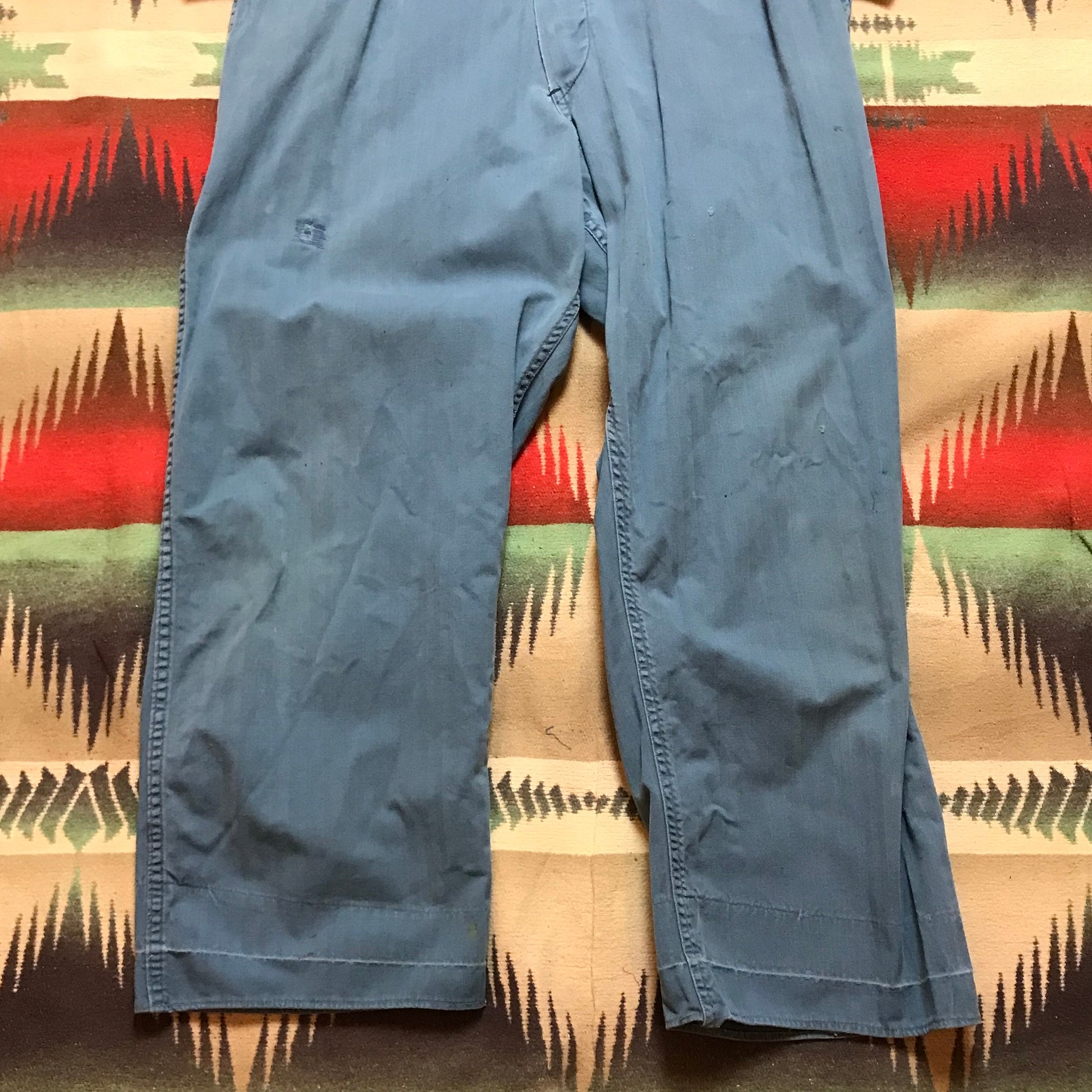 1950s Cleveland Workwear Co. Two Tone Coveralls Made in USA Size XL