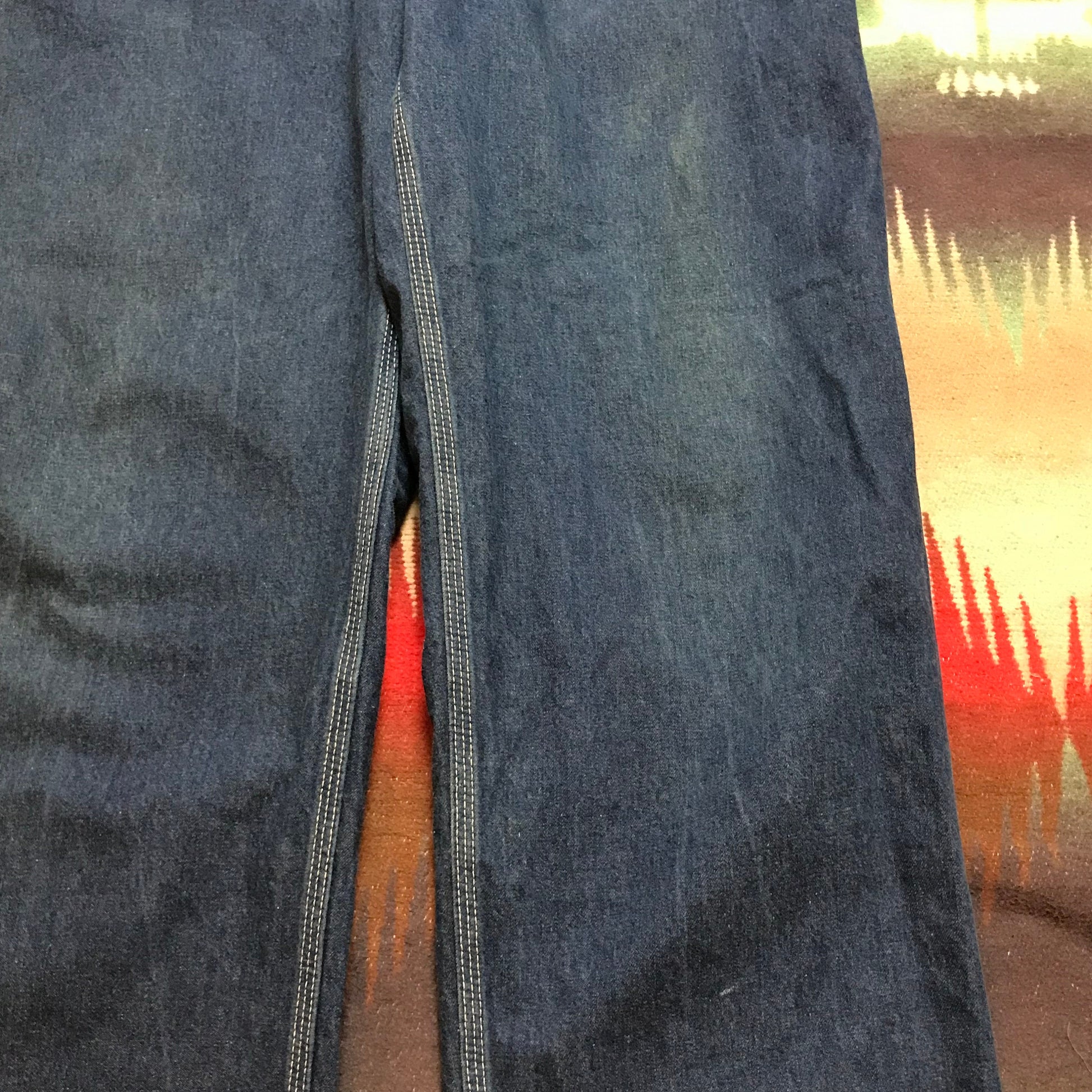 1980s Oshkosh Vestbak Denim Overalls Made in USA Size 34x33