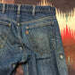 1970s Repaired Orange Tab Levi's 505 Jeans Made in USA Size 33x29