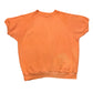 1980s Faded Orange Short Sleeve Raglan Sweatshirt Made in USA Size M