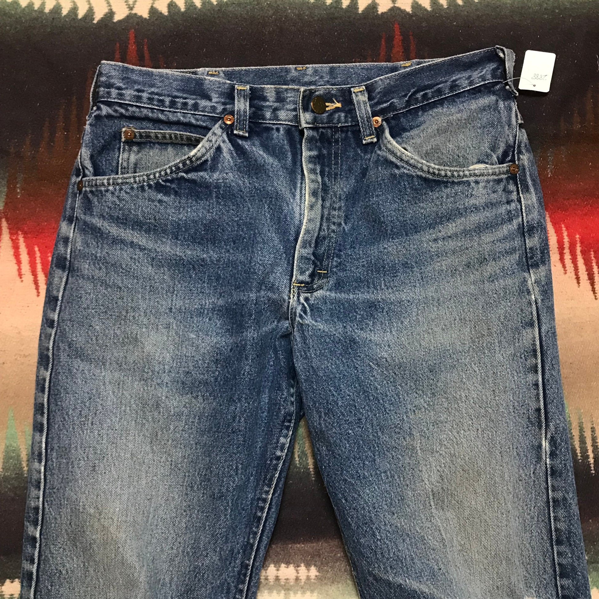 1970s Lee Riders Denim Jeans Made in USA Size 30x27