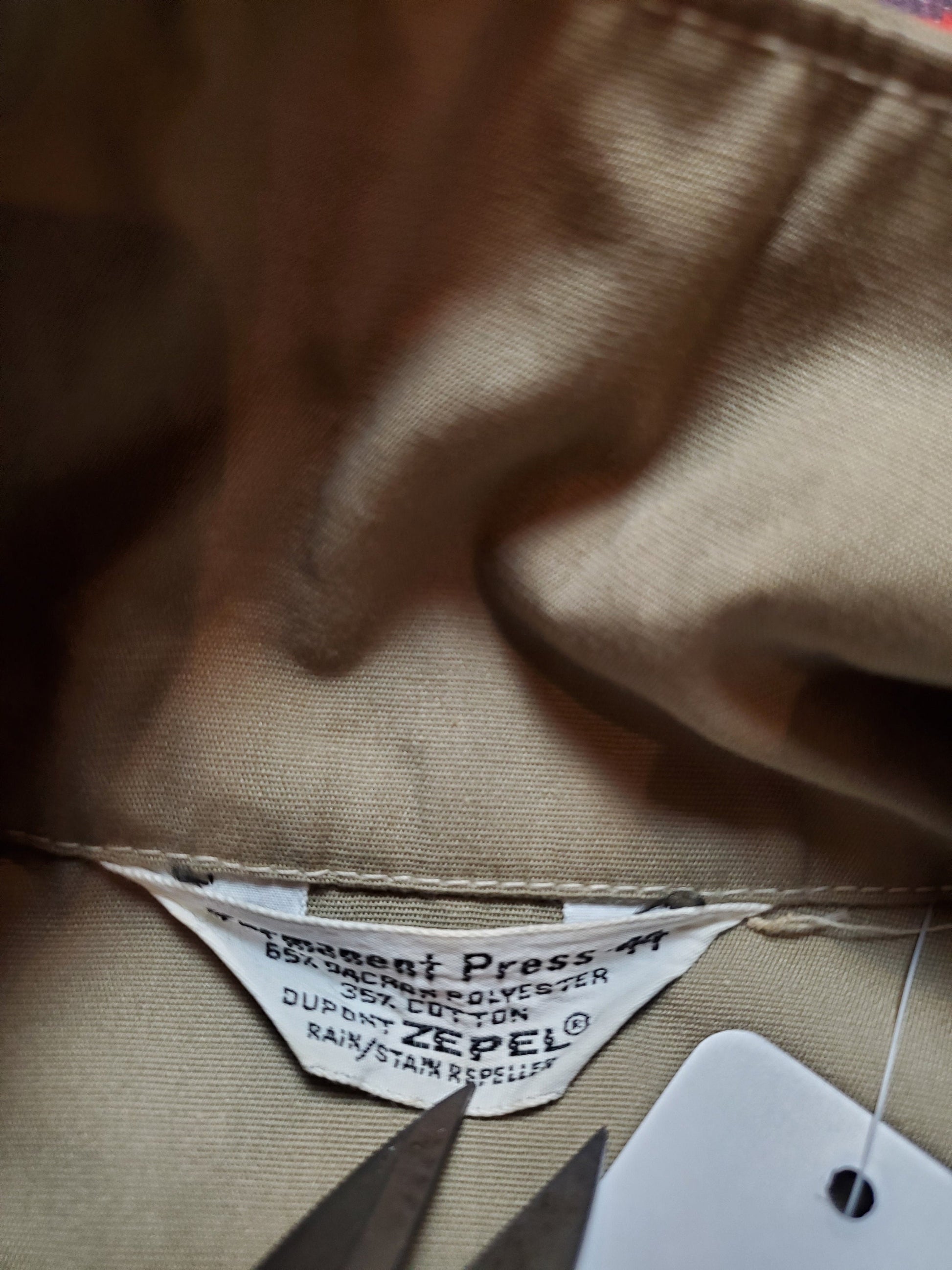 1970s Permanent Press Dupont Zepel Harrington Jacket Size M/L