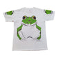 1980s Zoosloose Leopard Frog All Over Print T-Shirt Made in USA Size L