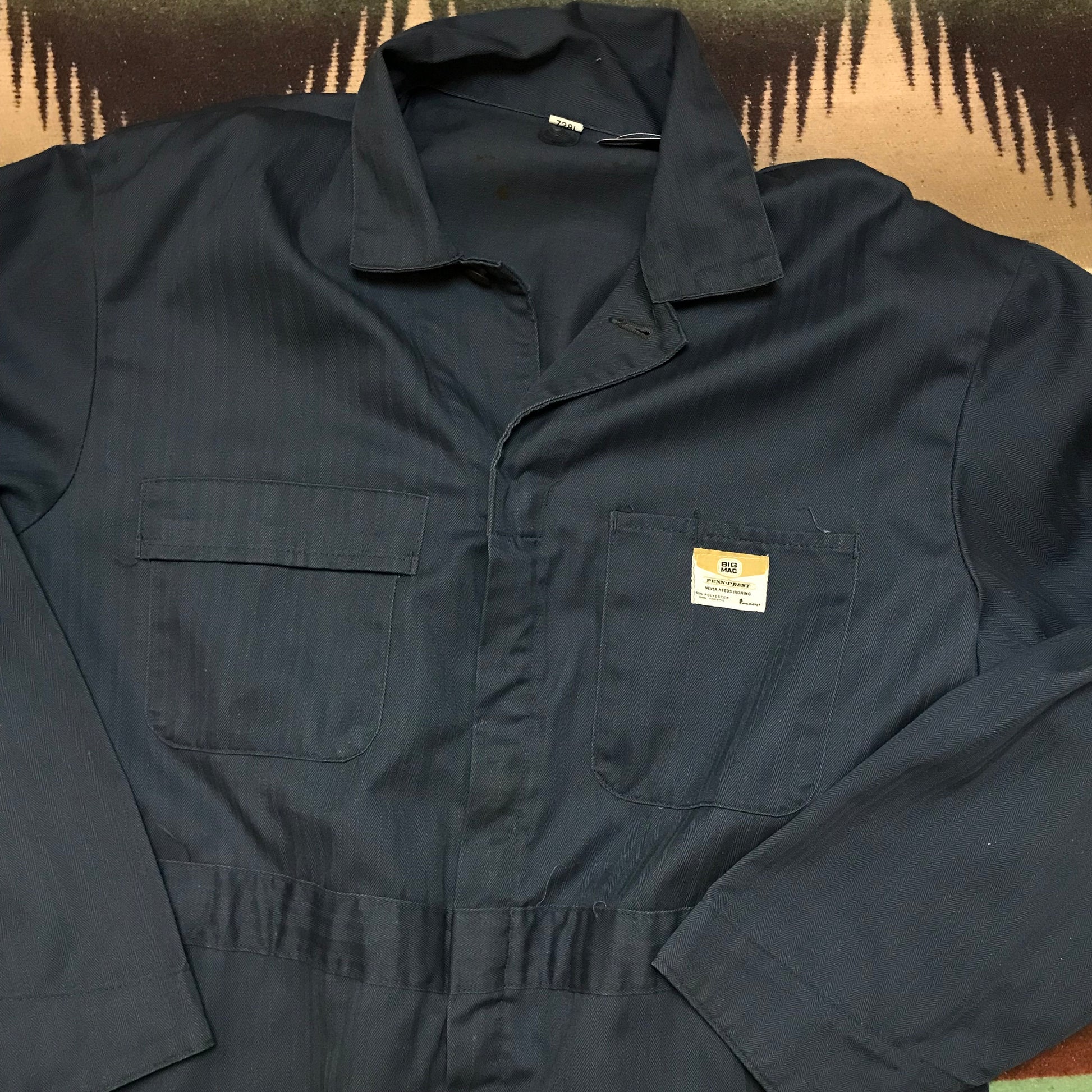 1960s Penney's Big Mac Coveralls Made in USA Size XL