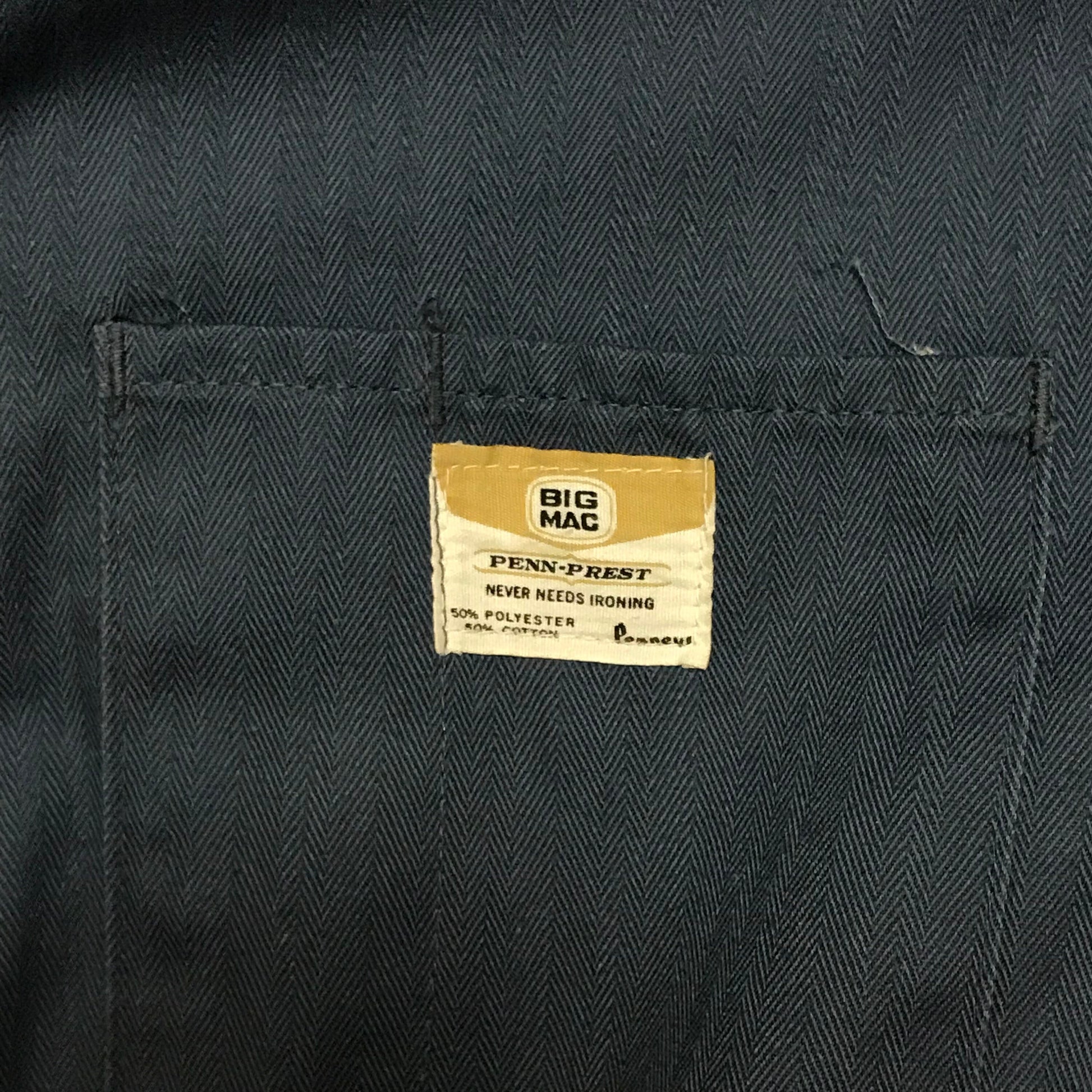 1960s Penney's Big Mac Coveralls Made in USA Size XL
