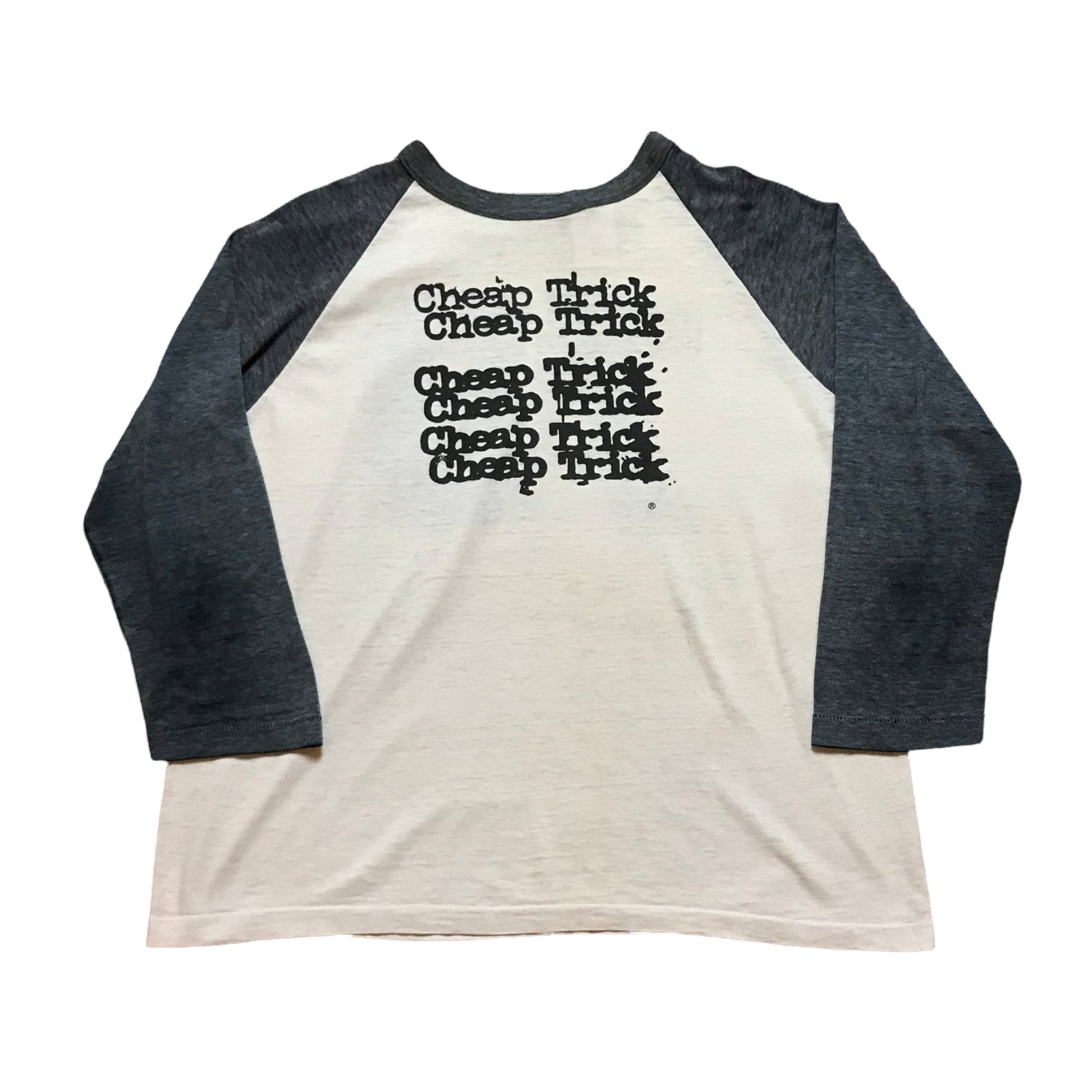 1970s Cheap Trick Tour 1979 Raglan T-Shirt Made in USA Size M/L