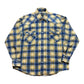 1970s Fruit of the Loom Printed Cotton Flannel Western Shirt Size L/XL