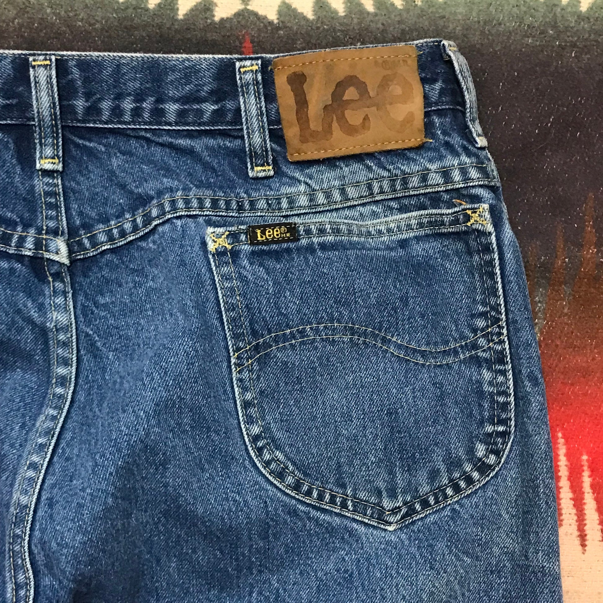 1970s Lee Riders Jeans Made in USA Size 32x31