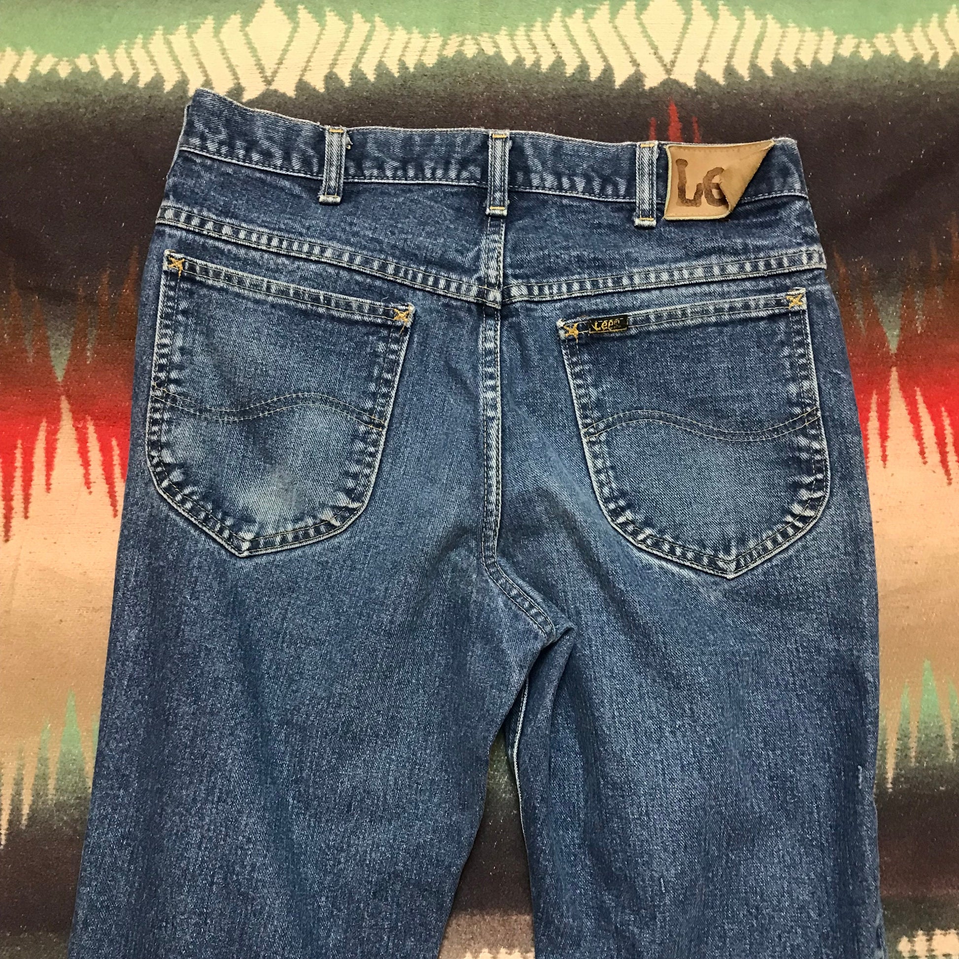 1970s Lee Riders Denim Jeans Made in USA Size 30x30.5