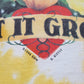 1990s Liquid Blue Grateful Dead Let it Grow Farmer Here Comes the Sunshine Tie Dye T-Shirt Made in USA Size XL