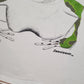 1980s Zoosloose Leopard Frog All Over Print T-Shirt Made in USA Size L