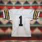 1980s Champion Nylon Mesh Football Jersey Made in USA Size M